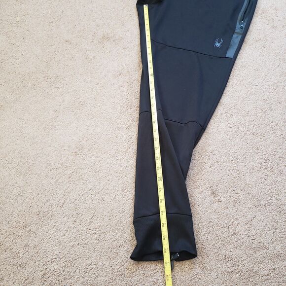 NWT Spyder Active ProWeb Men's XL Vlack Zip Pocket Polyester Jogger Sweatpants - Picture 8 of 9